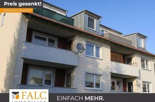 Wohnung kaufen in 84069 Schierling, Gepflegte 3-Zimmer-Etagenwohnung, Süd-Loggia-Balkon, PKW-Stellplatz, 1. OG. 84069 Schierling.