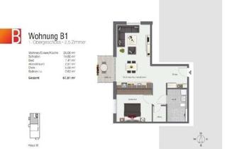 Wohnung kaufen in 88634 Herdwangen-Schönach, Herdwangen-Schönach - Lichtdurchflutet und großzügig - Kurzfristiger Bezug - 2,5-Zimmer-Wohnung in Herdwangen-Schönach