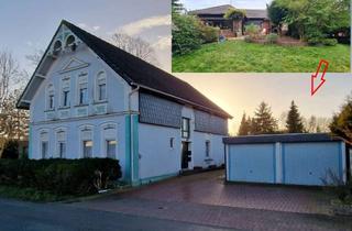Haus kaufen in 26969 Butjadingen, SCHNÄPPCHEN !! 4 Familienhaus + 4 Garagen + freist. Bungalow in Tossens a.d. Nordsee