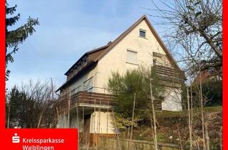 Haus kaufen in 71540 Murrhardt, Gepflegtes 2-Familienwohnhaus mit schönem Grundstück und 2 Garagen