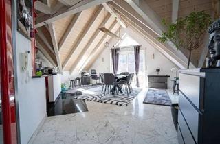 Wohnung kaufen in 86663 Asbach-Bäumenheim, Asbach-Bäumenheim - Dachmaisonette mit 2 Balkonen, Marmor, Fußbodenheizung, Parkplatz