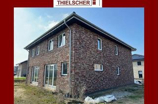 Doppelhaushälfte kaufen in 52525 Heinsberg, Heinsberg - Verklinkerte linke Rohbau-Doppelhaushälfte zum Fertigstellen in Heinsberg-Porselen