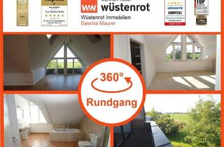 Wohnung kaufen in 50126 Bergheim, Mit 3D-Rundgang: 3-Zimmer-Dachgeschosswohnung mit Balkon und schöner Aussicht!