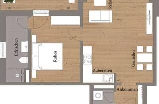 Wohnung mieten in Crawinkler Straße, 98559 Oberhof, Erstbezug nach Sanierung: ansprechende 2-Zimmer-Wohnung mit Einbauküche und Balkon in Oberhof