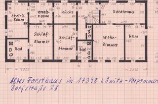 Wohnung mieten in Löwitz 27/28, 17398 Löwitz, Attraktive 6-Raum-Erdgeschosswohnung mit EBK und Terrasse in Ducherow