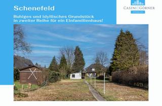Grundstück zu kaufen in 22869 Schenefeld, Ruhiges und idyllisches Grundstück in zweiter Reihe für ein Einfamilienhaus!