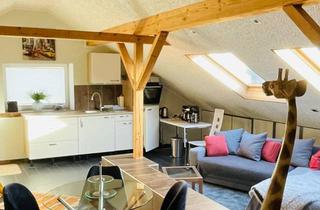 Immobilie mieten in Stolpstraße, 50129 Bergheim, Erstbezug nach Sanierung: gemütliche DG Loft Wohnung mit Einbauküche nahe RWE, sonnig und hell, vollmöbliert