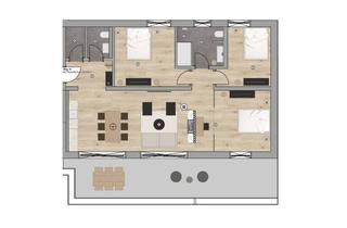 Immobilie mieten in Eglseer Weg 9B, 94315 Straubing, dreamcation Apartments Straubing - Penthouse groß