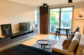 Immobilie mieten in Angerstraße 19, 12529 Schönefeld, Möbliertes Apartment mit Balkon und Tiefgarage nahe BER Airport