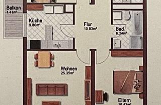 Wohnung kaufen in Mathilde-Kaiser-Str. 25, 45138 Huttrop, Großzügige Wohnung im 7. OG. mit phantastischem Weitblick ins Grüne -provisionsfrei-