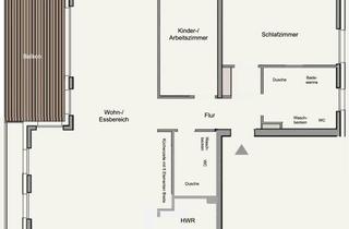 Wohnung kaufen in Im Wörth, 60433 Eschersheim, Exklusive 2. OG Etagenwohnung in perfekter Lage mit Balkon und TG-Stellplatz von privat