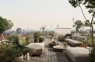 Penthouse kaufen in Winsstraße 16, 10405 Prenzlauer Berg, Exklusives Penthouse im Erstbezug mit zwei Terrassen und atemberaubender Aufdachterrasse