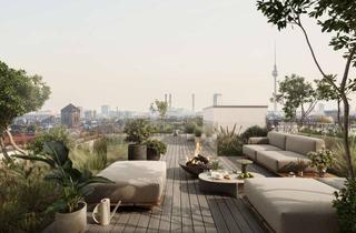 Penthouse kaufen in Winsstraße 16, 10405 Prenzlauer Berg, Exklusives Penthouse im Erstbezug mit zwei Terrassen und atemberaubender Aufdachterrasse