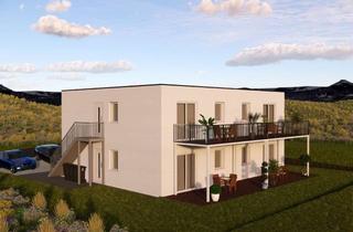 Anlageobjekt in 74736 Hardheim, Mehrfamilienhaus mit 4 Wohnungen, Balkonen und Terrassen, Wärmepumpe und PV