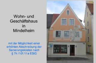 Haus kaufen in 87719 Mindelheim, Mindelheim - Wohn- und Geschäftshaus in der Altstadt von Mindelheim