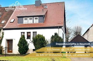 Doppelhaushälfte kaufen in 31535 Neustadt am Rübenberge, Doppelhaushälfte mit viel Platz, Garage und tollem großen Garten