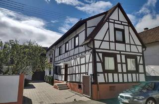 Haus kaufen in 76767 Hagenbach, von privat mit Ausbaupotential: Fachwerkhaus mit Anbau, Scheune, PV-Anlage und Garten