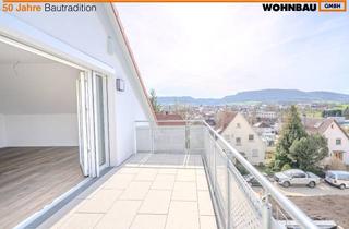 Wohnung kaufen in Bergstraße 38, 73563 Mögglingen, 2-Zimmer-Neubauwohnung im Dachgeschoss mit Balkon Haus II