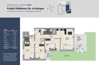 Wohnung kaufen in Stübbener Straße 76, 42719 Wald, 139 m² 4-Z. // Exklusive Terrassen, Garten Wohnung
