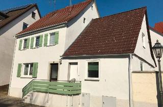 Haus kaufen in 73450 Neresheim, Neresheim - Sanierungsbedürftiges Altstadthaus mit Freisitz und Garage