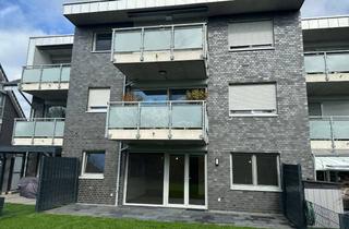 Wohnung kaufen in 46569 Hünxe, Traumhafte Erdgeschosswohnung mit Garten und Tiefgaragenstellplatz in zentraler Wohnlage!!