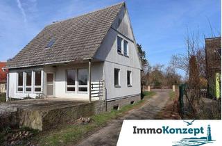 Haus kaufen in 17509 Brünzow, EFH in Boddennähe! ca.137m² Wfl., 5 Zi. & 3058m² großes grünes Grundstück mit Entwicklungspotential!