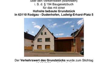 Haus kaufen in 63110 Rodgau, Rodgau - Hofreite, Haus, Baugrundstück 998 qm, Rodgau-Dudenhofen