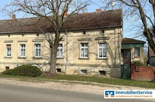 Bauernhaus kaufen in 16818 Walsleben, traditionelle Bauernhaushälfte mit Potenzial für Renovierungsbegeisterte