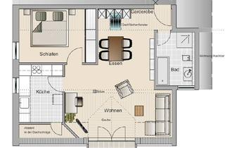 Wohnung kaufen in Im Boden, 65205 Erbenheim, Privatverkauf - Gepflegte DG-Wohnung mit zwei Zimmern sowie Balkon in Wiesbaden-Erbenheim