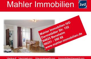 Wohnung kaufen in 64625 Bensheim, Helles sehr gepflegtes 1,5 ZKB Apartment mit Loggia & Garage in Bensheim