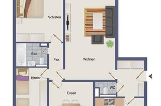 Wohnung kaufen in Am Schwarzen Berge, 38112 Nordstadt, Sanierte 4-Zimmerwohnung mit Einbauküche und Balkon
