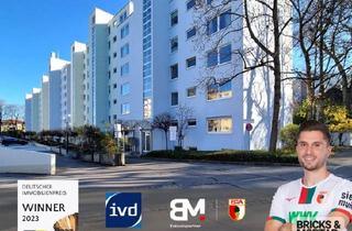 Wohnung kaufen in 86153 Augsburg, Augsburg - Leerstehende, WG-tauglich, zentral gelegene und gut geschnittene Wohnung mit Balkon im Stadtzentrum