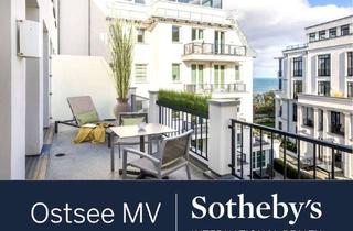Wohnung kaufen in 18586 Sellin, Exkl. Studiowohnung an der Seebrücke mit Meerblick, Dachterrasse & Gemeinschafts-Wellnessbereich