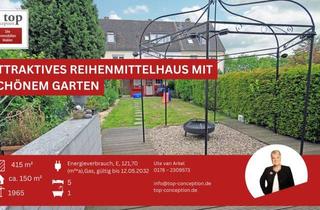 Haus kaufen in 51371 Leverkusen, Attraktives Reihenmittelhaus mit schönem Garten*provisionsfrei
