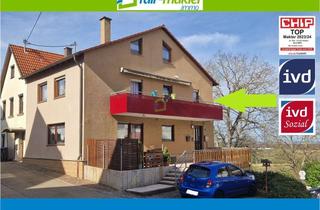 Wohnung kaufen in 72661 Grafenberg, FAIR-MAKLER: Maisonette-Wohnung am Ortsrand mit Aussicht
