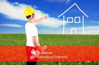 Grundstück zu kaufen in 27711 Osterholz-Scharmbeck, Sandhausen: Baugrundstück mit Genehmigung für EFH mit ELW + Offenstall
