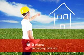 Grundstück zu kaufen in 27711 Osterholz-Scharmbeck, Traumh. Gelegenheit für ein Baugrdst. in 2. Reihe mit pos. Baubescheid