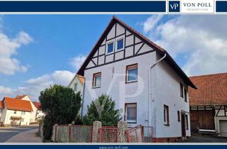 Einfamilienhaus kaufen in 37299 Weißenborn, Einfamilienhaus mit großer Scheune und Garten mit Obstbaumbestand