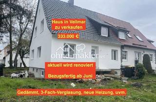 Einfamilienhaus kaufen in 34246 Vellmar, Haus in Vellmar + neue Heizung + ohne Makler