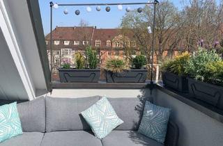 Immobilie mieten in Viktoriastraße, 80803 München, Einmalige Gelegenheit: Dachgeschoß mit großer Terrasse nähe Kaiserplatz ab 01.05.23