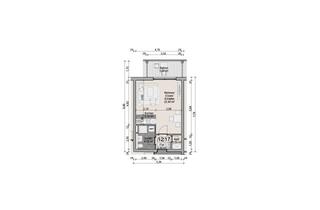 Wohnung mieten in Ludwigstr. 42/44, 63456 Hanau, Neue 1 Zimmer-WE mit Balkon, Garten blick