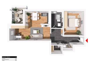 Wohnung kaufen in Erhard-Schnepf-Straße 24, 74206 Bad Wimpfen, Moderne 2.5 Zimmer Obergeschosswohnung im Neubaugebiet