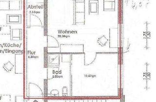 Wohnung mieten in 17207 Röbel, Ab 01.05.24: Gemütliche 2-Raumwohnung im Stadtzentrum von Röbel (Müritz) - bei Bedarf teilmöbliert!