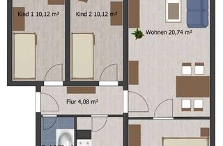 Wohnung mieten in 01640 Coswig, 4-Raum Wohnung in ruhiger Lage
