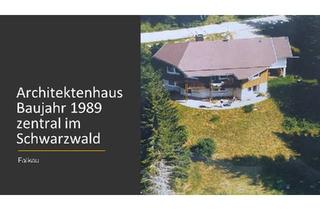 Haus kaufen in 79868 Feldberg (Schwarzwald), Feldberg (Schwarzwald) - Architektenhaus Baujahr 1989, Top Lage