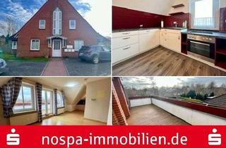 Wohnung kaufen in 25866 Mildstedt, Gepflegte 2-Zimmer-Dachgeschoss-Eigentumswohnung mit PKW-Stellplatz in Mildstedt