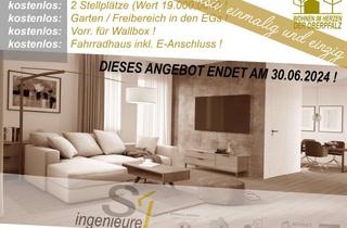Wohnung kaufen in Bogenstraße, 92521 Schwarzenfeld, WOHNUNG EG 1 2024 mit hocheffizienter Energieversorgung - hochmodern, durchdacht und gehoben !