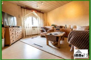 Wohnung kaufen in 75417 Mühlacker, top -toll geschnittene 3,5 Zimmer Wohnung mit Garten, Garage, Keller und Schuppen - außergewöhnlich!