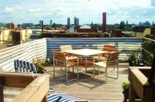 Immobilie mieten in Forsmannstraße 16, 22303 Winterhude, Stilvolles Dachloft inkl. privater Dachterrasse mit Blick über ganz Hamburg