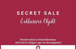 Einfamilienhaus kaufen in 21224 Rosengarten, Rosengarten - Wunderschönes Einfamilienhaus mit Pool in ruhiger Lage von Rosengarten!